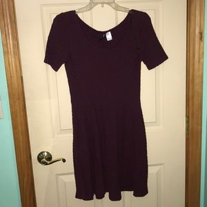 Maroon skater dress